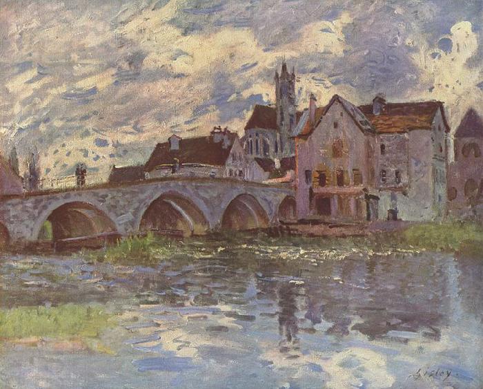 Alfred Sisley Pont de Moret-sur-Loing China oil painting art